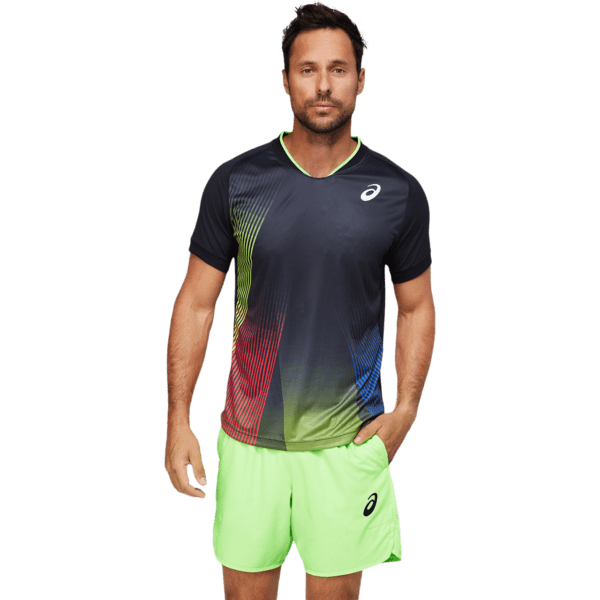 Meeste spordisärk Asics Men Match Graphic SS Top M 2021 (Performance Black)