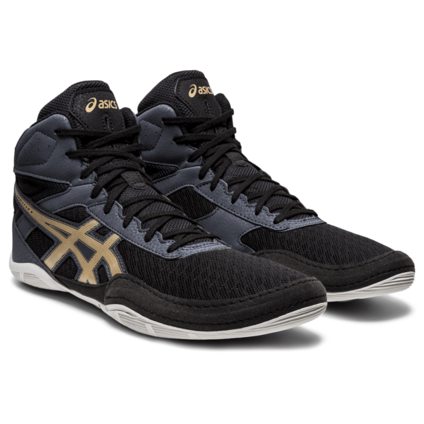 Mugav meeste maadlusjalats Asics Matflex 6 M 2022 (Black/Champagne)