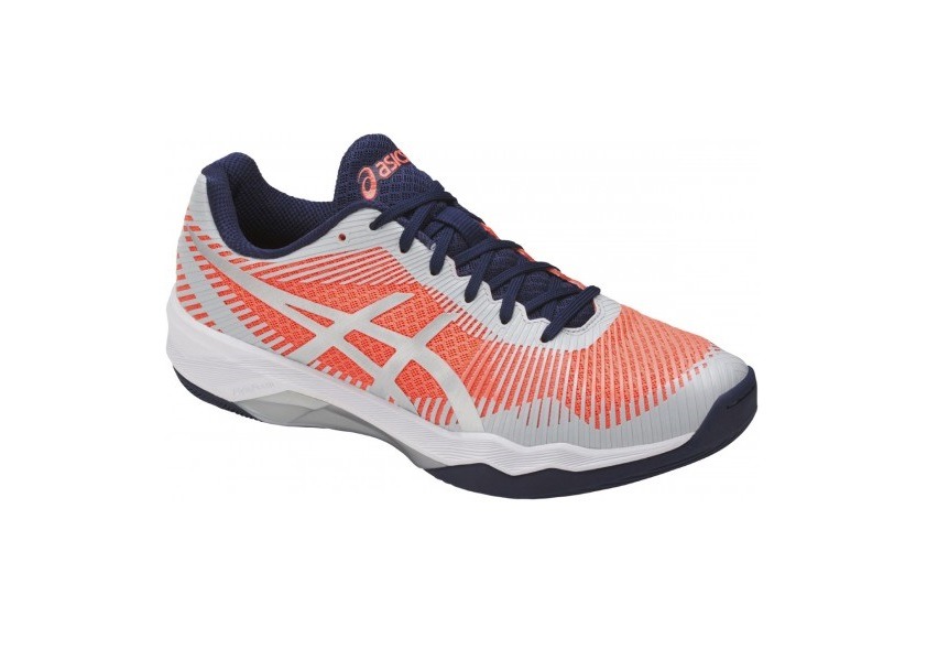 Naiste võrkpallijalats Asics Volley Elite FF (F Coral/G Grey/I Blue)