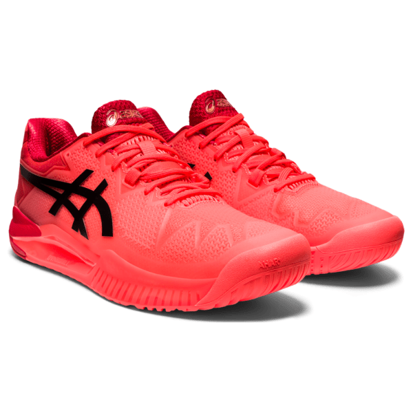 Meeste tennisejalats Asics Gel Resolution 8 Tokyo M 2021 (Sunrise Red/Eclipse Black)