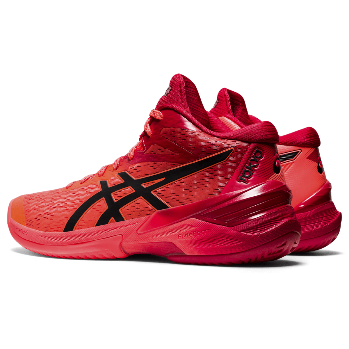 Naiste sisesaali võrkpallijalats Asics Sky Elite FF MT Tokyo W 2021 (Sunrise Red/Eclipse Black)