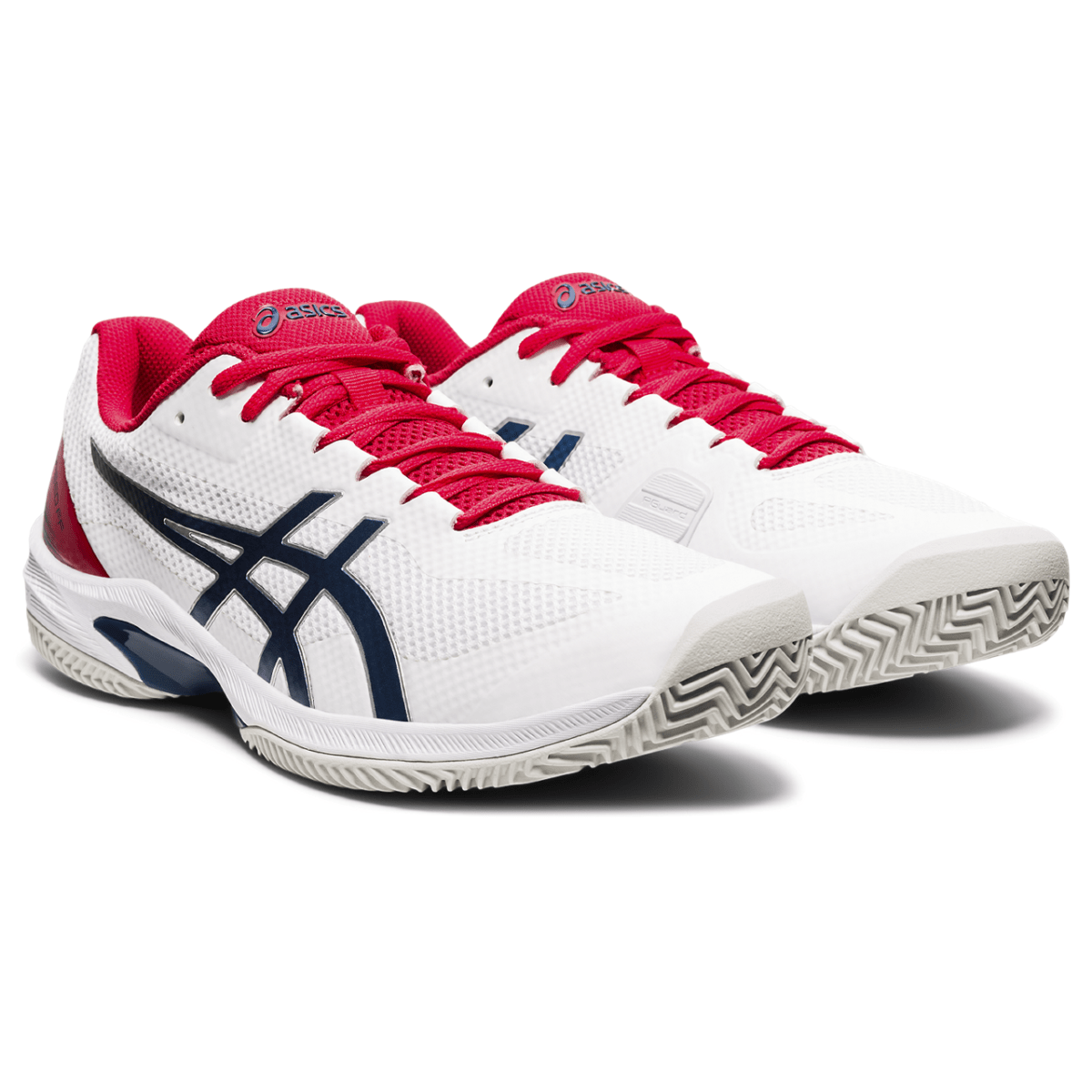 Meeste tennisejalats Asics Court Speed FF CLAY M 2021 (White/Mako Blue)