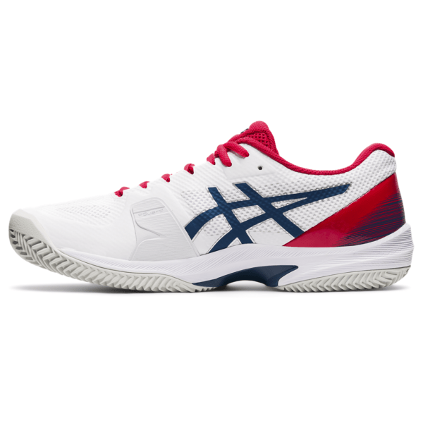 Meeste tennisejalats Asics Court Speed FF CLAY M 2021 (White/Mako Blue)