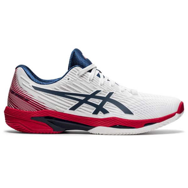 Asics Solution Speed FF 2 CLAY M (White/Mako Blue) - 4Sport.ee