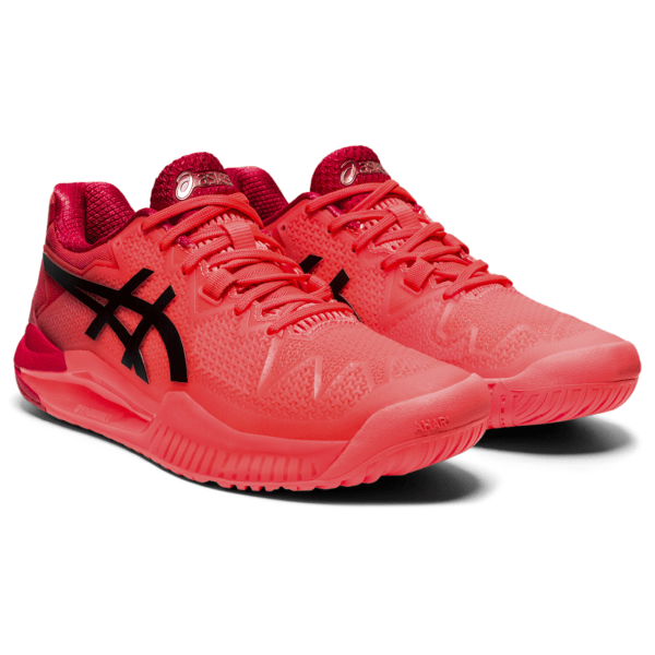 Naiste tennisejalats Asics Gel-Resolution 8 Tokyo W 2021 (Sunrise Red/Eclipse Black)