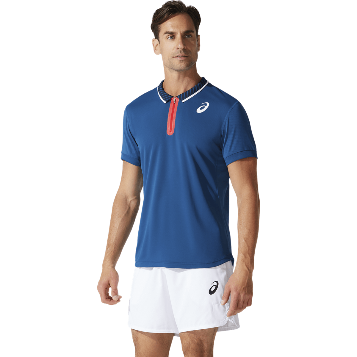 meeste tennisesärk Asics Match M Polo Shirt 2021 (Mako Blue)