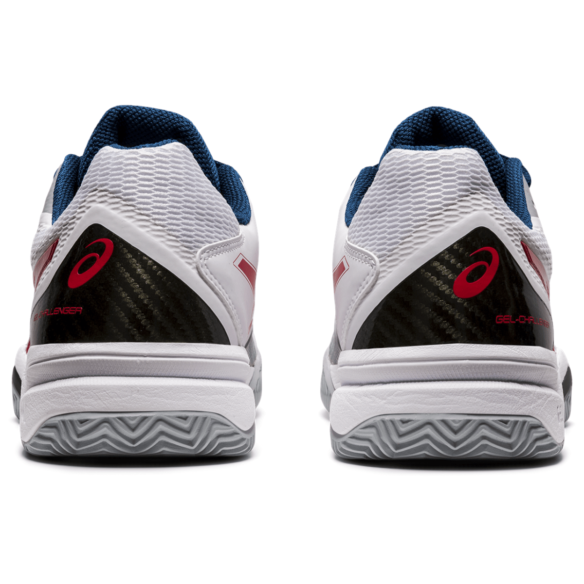 Meeste tennisejalats Asics Gel-Challenger 12 Clay M 2021 (White/Classic Red)