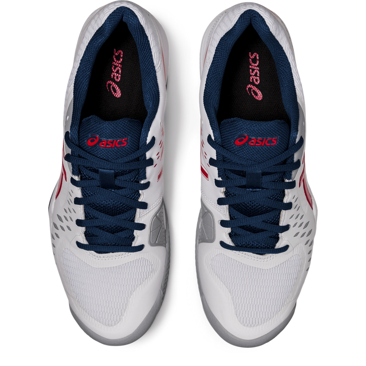 Meeste tennisejalats Asics Gel-Challenger 12 Clay M 2021 (White/Classic Red)
