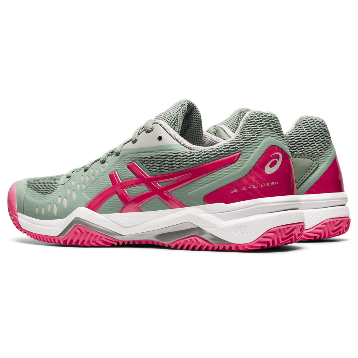 Naiste tennisejalats Asics Gel-Challenger 12 Clay W 2021 (Slate Grey/Pink Cameo)