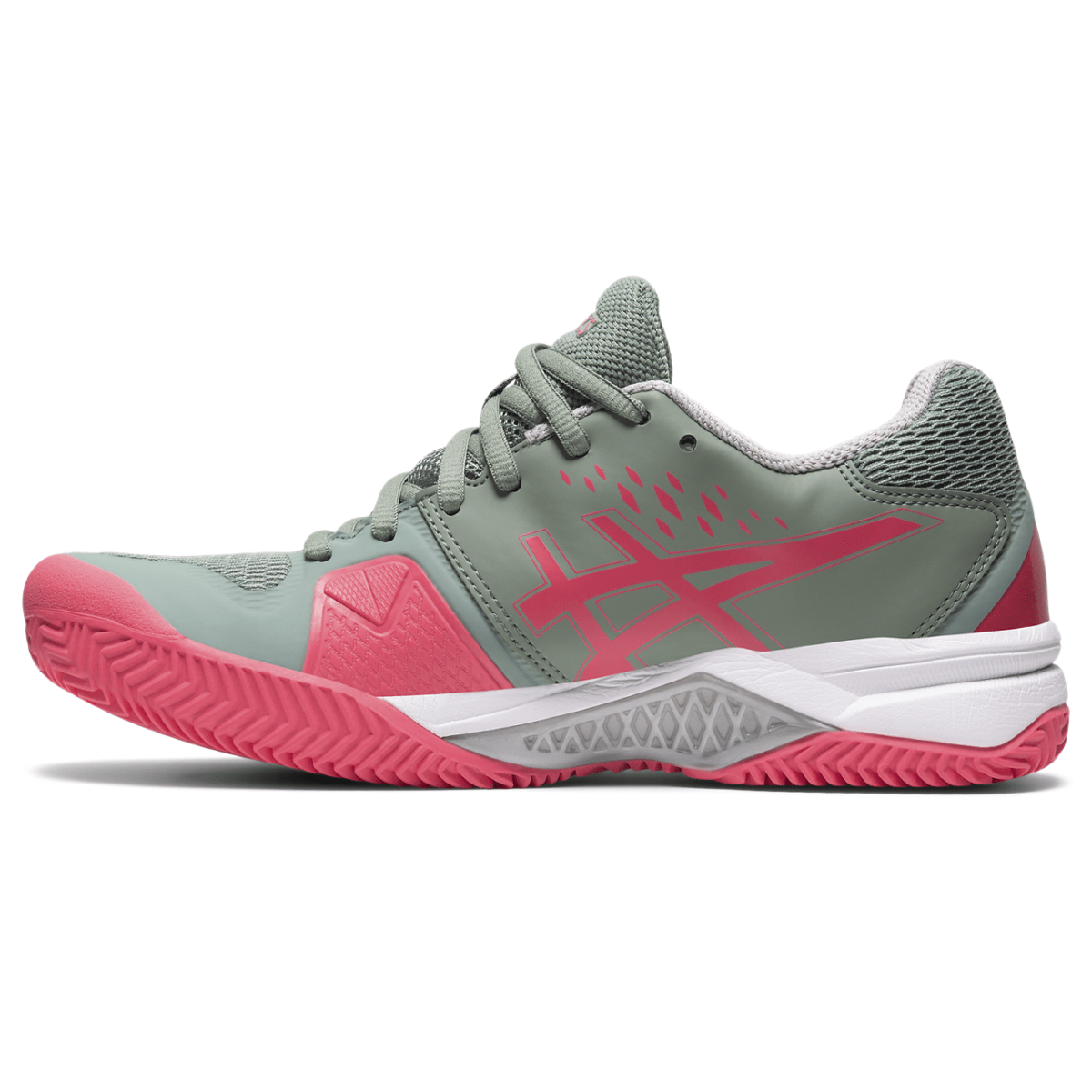 Naiste tennisejalats Asics Gel-Challenger 12 Clay W 2021 (Slate Grey/Pink Cameo)