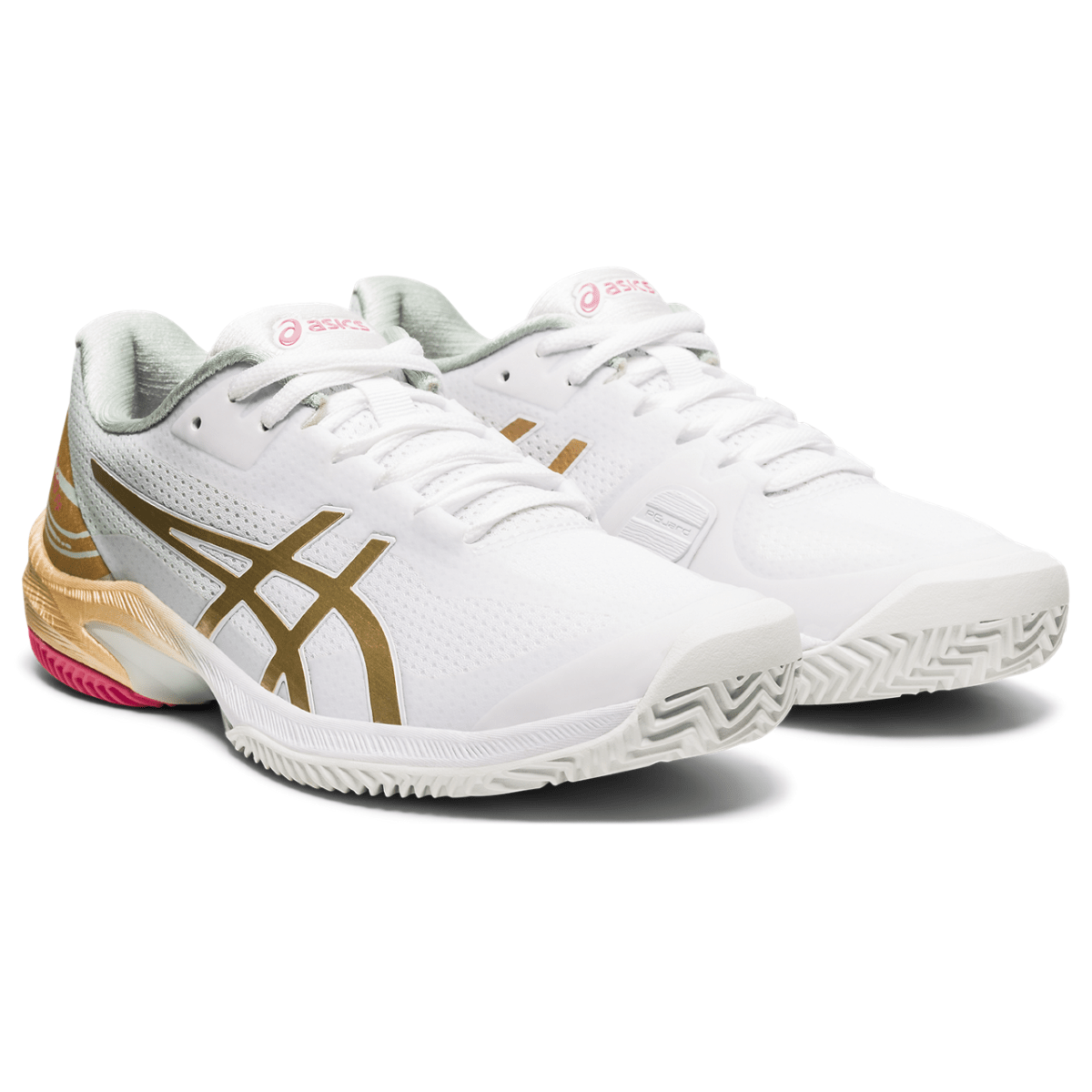 Asics naiste tennisejalats Asics Court Speed FF 2 Clay L.E. W 2021 (White/Champagne)