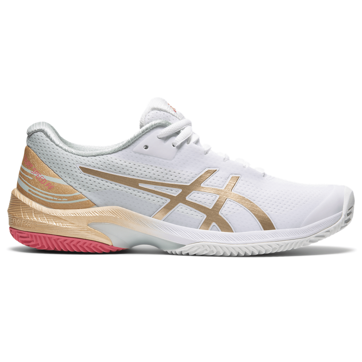 Asics naiste tennisejalats Asics Court Speed FF 2 Clay L.E. W 2021 (White/Champagne)