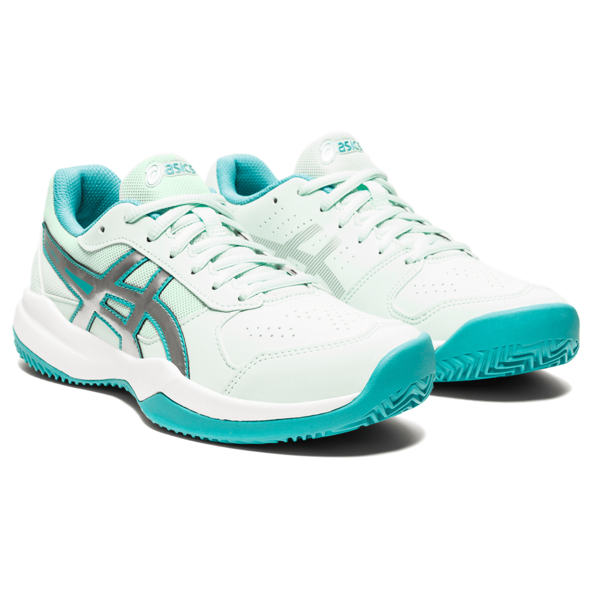 Saviväljakute laste tennisejalats Asics Gel-Game 7 Clay/OC GS 2021 (Bio Mint/Pure Silver)