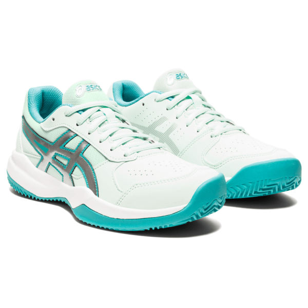 Saviväljakute laste tennisejalats Asics Gel-Game 7 Clay/OC GS 2021 (Bio Mint/Pure Silver)