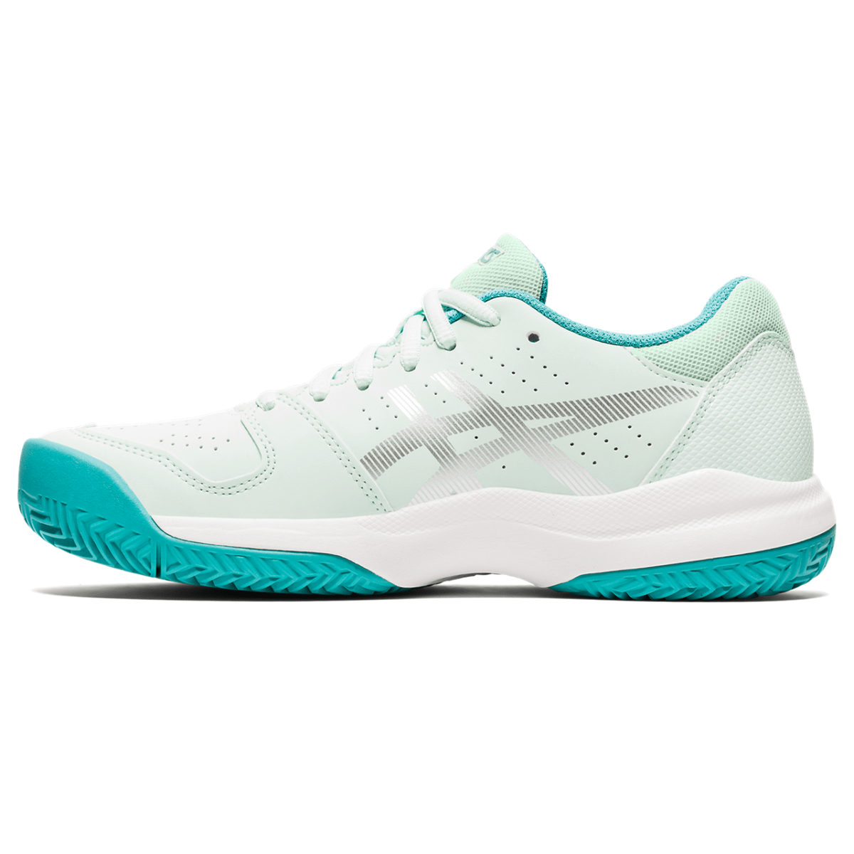 Saviväljakute laste tennisejalats Asics Gel-Game 7 Clay/OC GS 2021 (Bio Mint/Pure Silver)