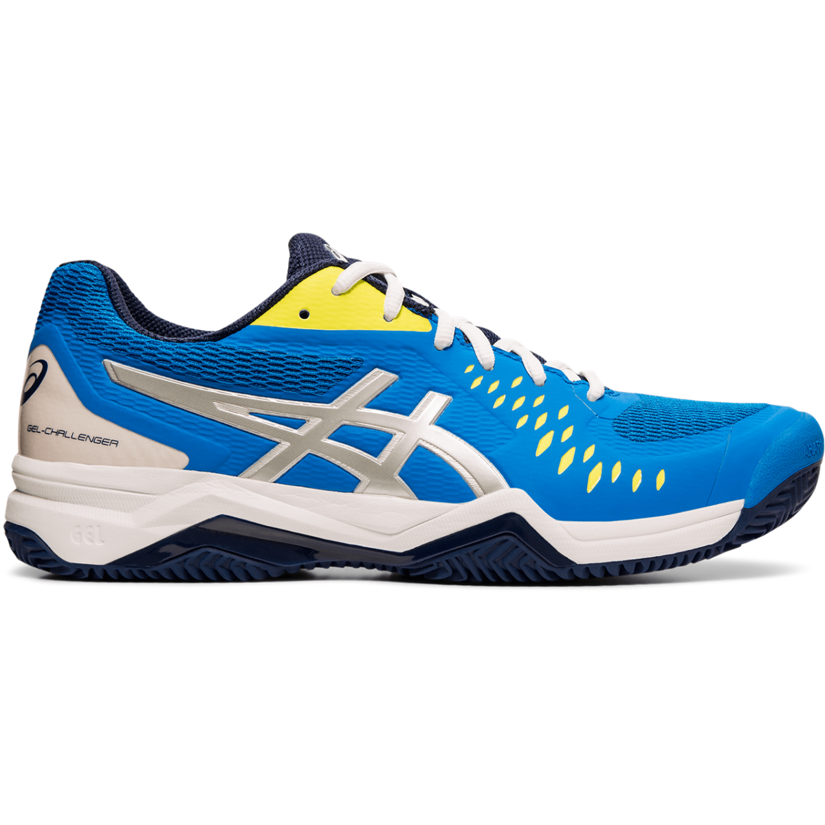 Savi- ja liivaväljakute meeste tennisejalats Asics Gel-Challenger 12 Clay M 2020 (Electric Blue/Silver)