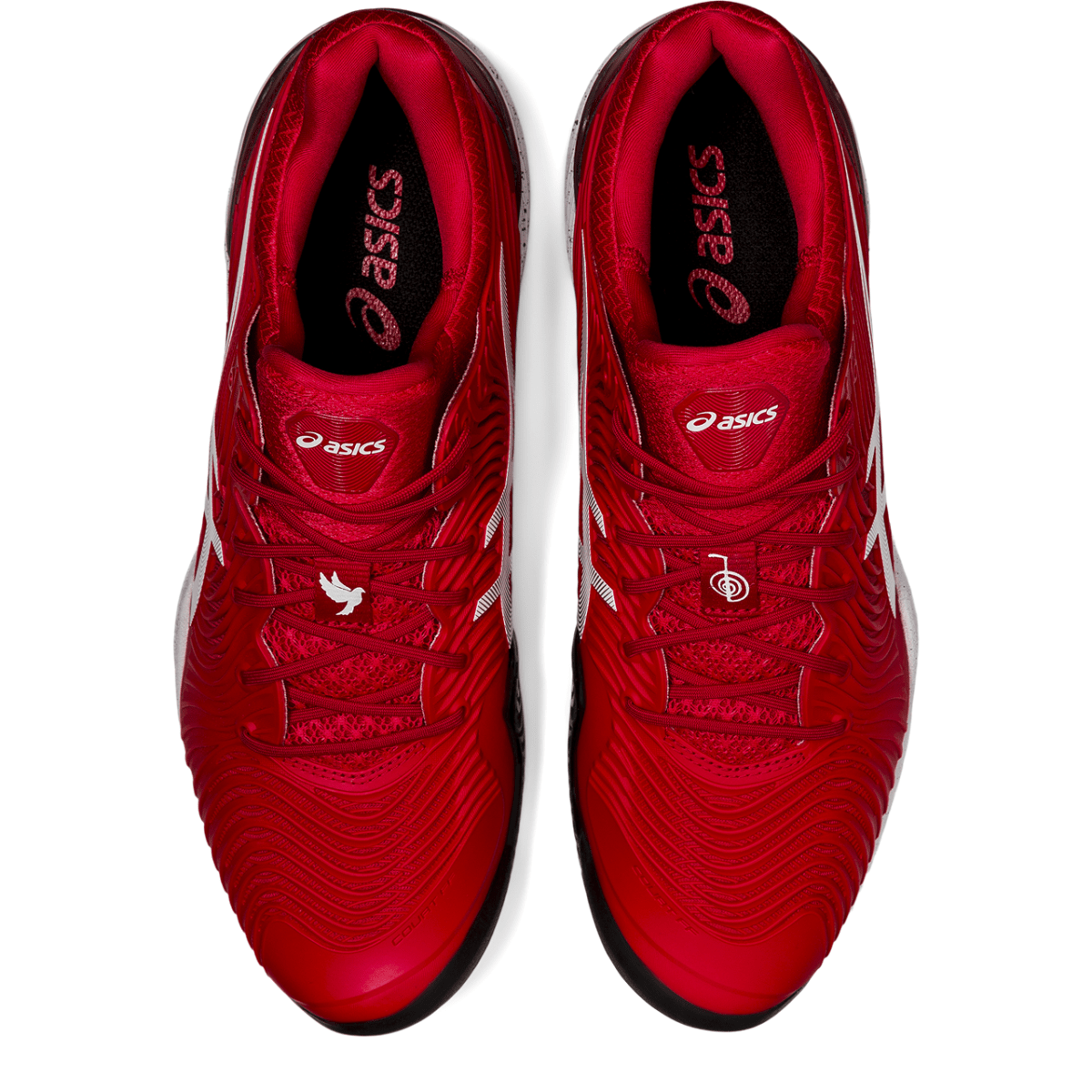 Meeste tennisejalats Asics Court FF Novak L.E M (Classic Red/White).