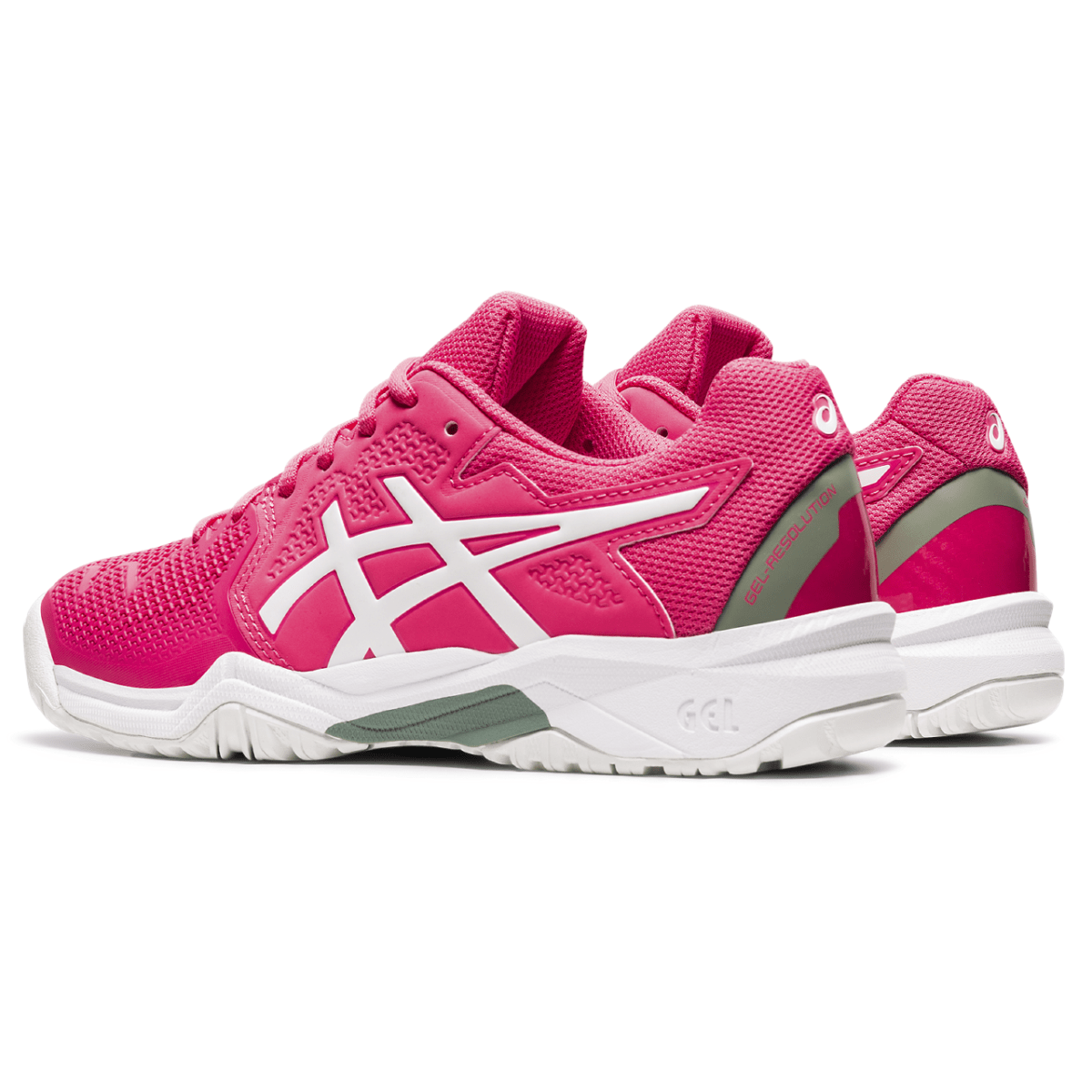 Laste tennisejalats Asics Gel-Resolution 8 GS 2021 (Pink Cameo/White)