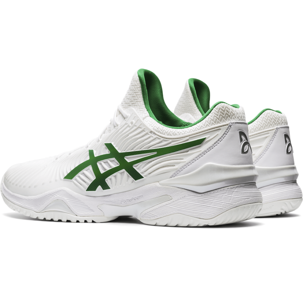 Meeste tennisejalats Asics Court FF Novak M (White/Green)