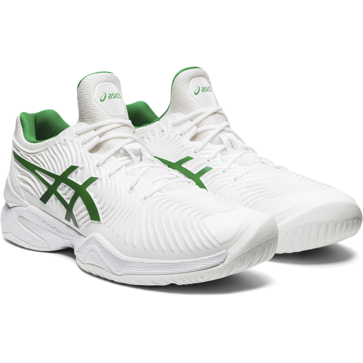 Meeste tennisejalats Asics Court FF Novak M (White/Green)