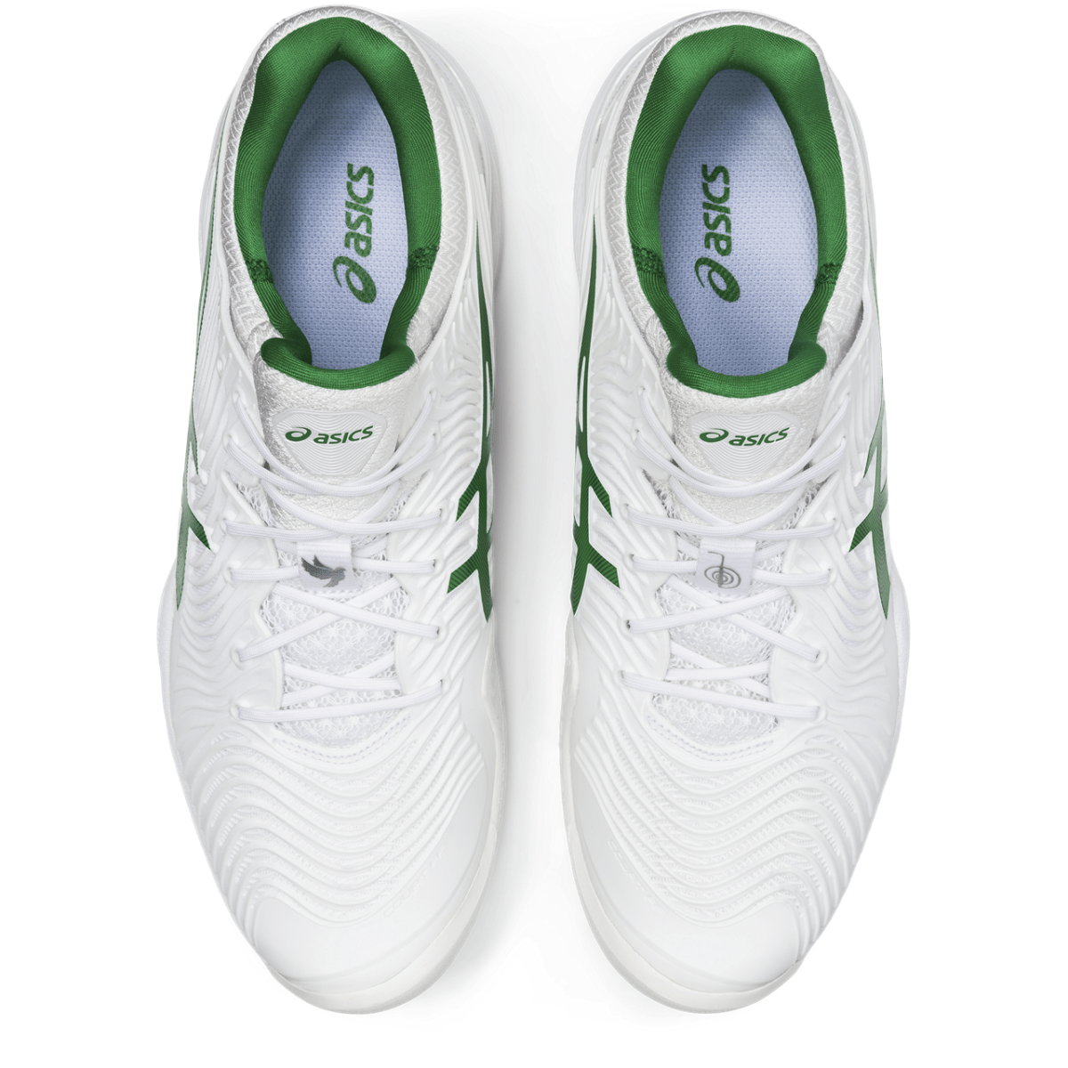 Meeste tennisejalats Asics Court FF Novak M (White/Green)