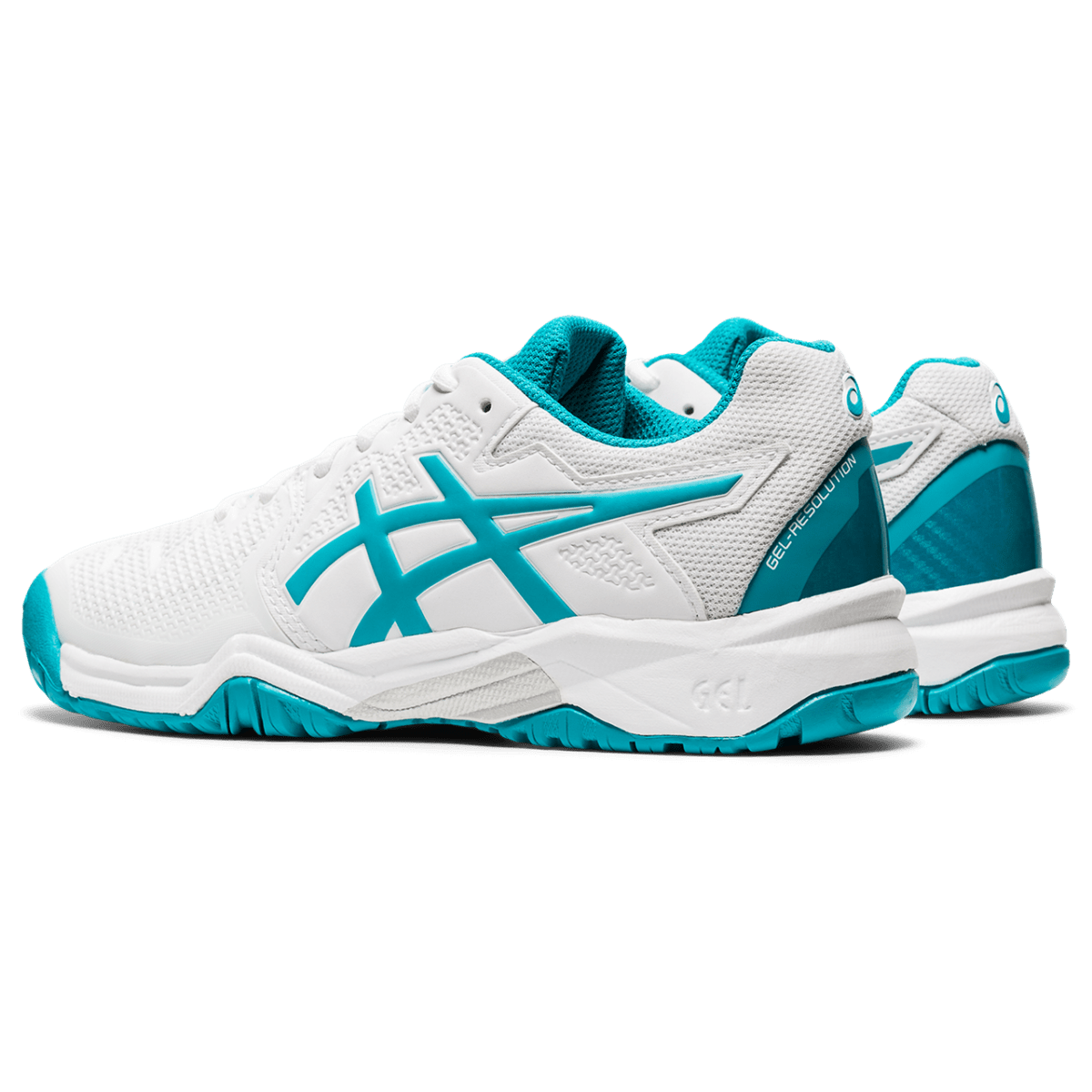 Asics Gel-Resolution 8 GS 2021 (White/Lagoon)