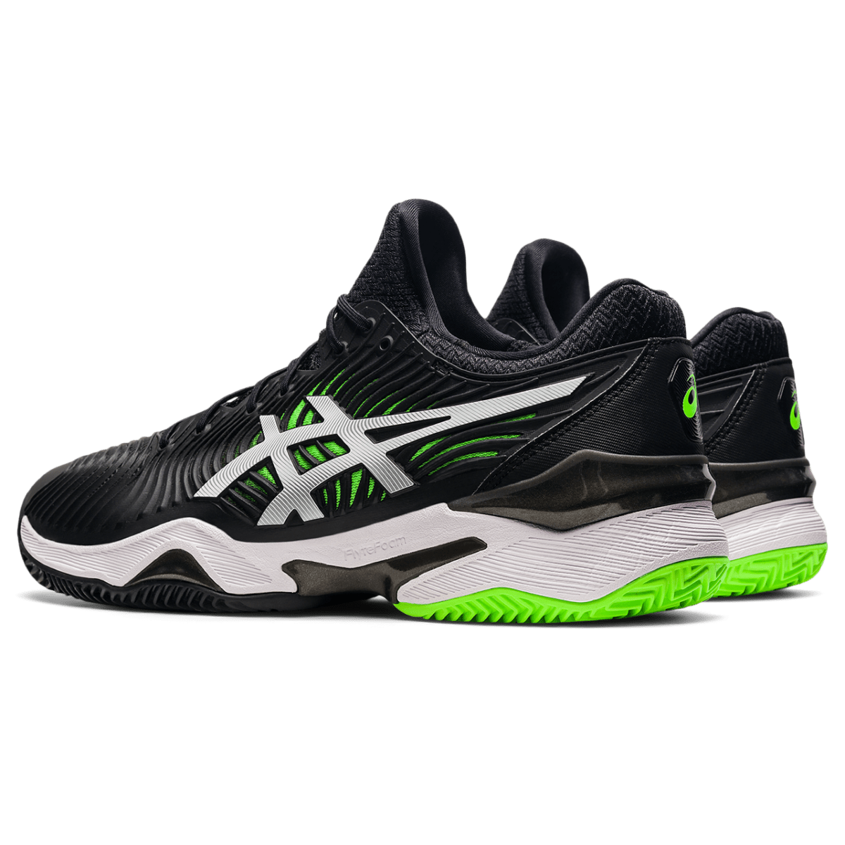 Meeste saviväljaku tennisejalats Asics Court FF 2 Clay M 2021 (Black/Green Gecko)