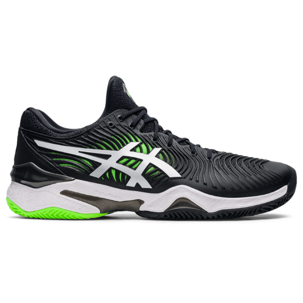 Meeste saviväljaku tennisejalats Asics Court FF 2 Clay M 2021 (Black/Green Gecko)