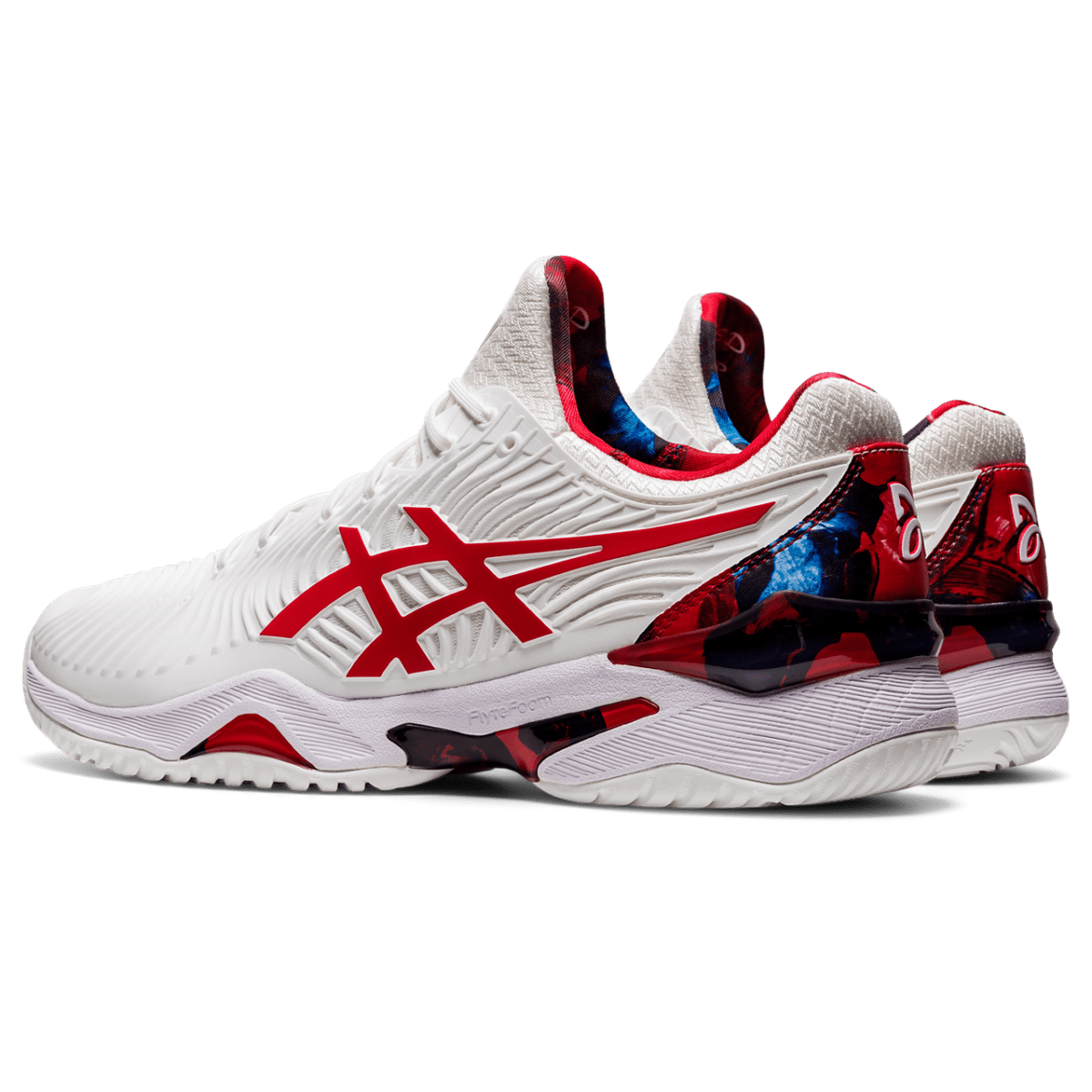 Meeste tennisejalats Asics Court FF Novak L.E. M 2021 (White/Classic Red)