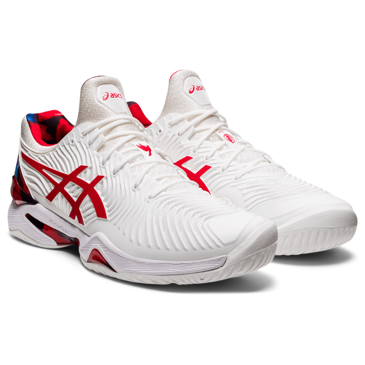 Meeste tennisejalats Asics Court FF Novak L.E. M 2021 (White/Classic Red)