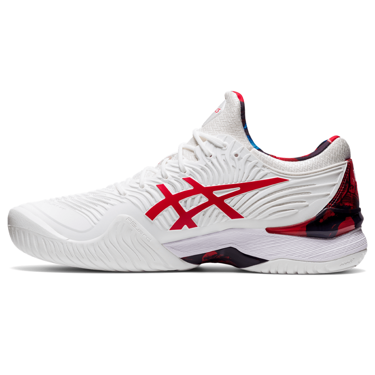 Meeste tennisejalats Asics Court FF Novak L.E. M 2021 (White/Classic Red)