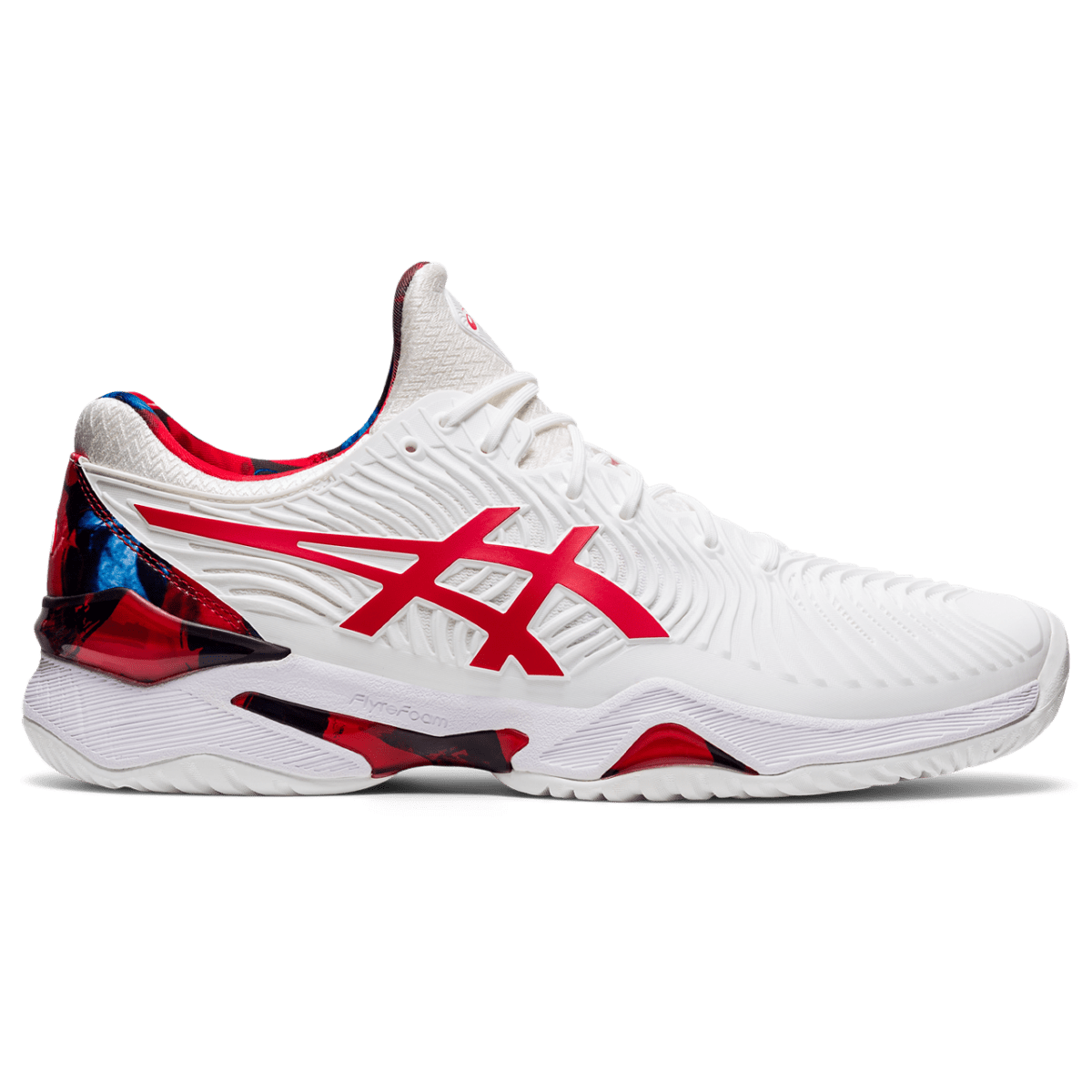 Meeste tennisejalats Asics Court FF Novak L.E. M 2021 (White/Classic Red)