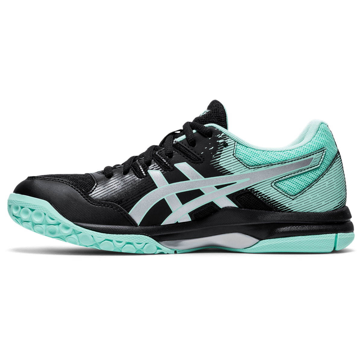 Naiste sisesaali võrkpallijalats Asics Gel-Rocket 9 W 2021 (Black/Fresh Ice)