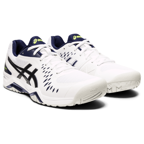 Meeste tennisejalats Asics Gel-Challenger 12 M 2020 (White/Peacoat).