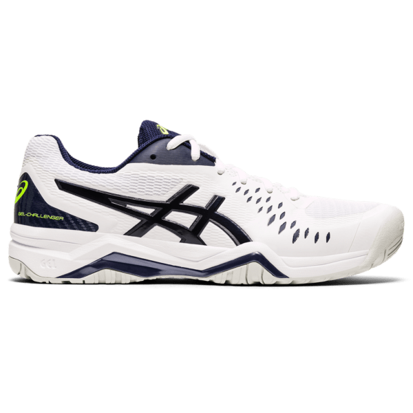 Meeste tennisejalats Asics Gel-Challenger 12 M 2020 (White/Peacoat).