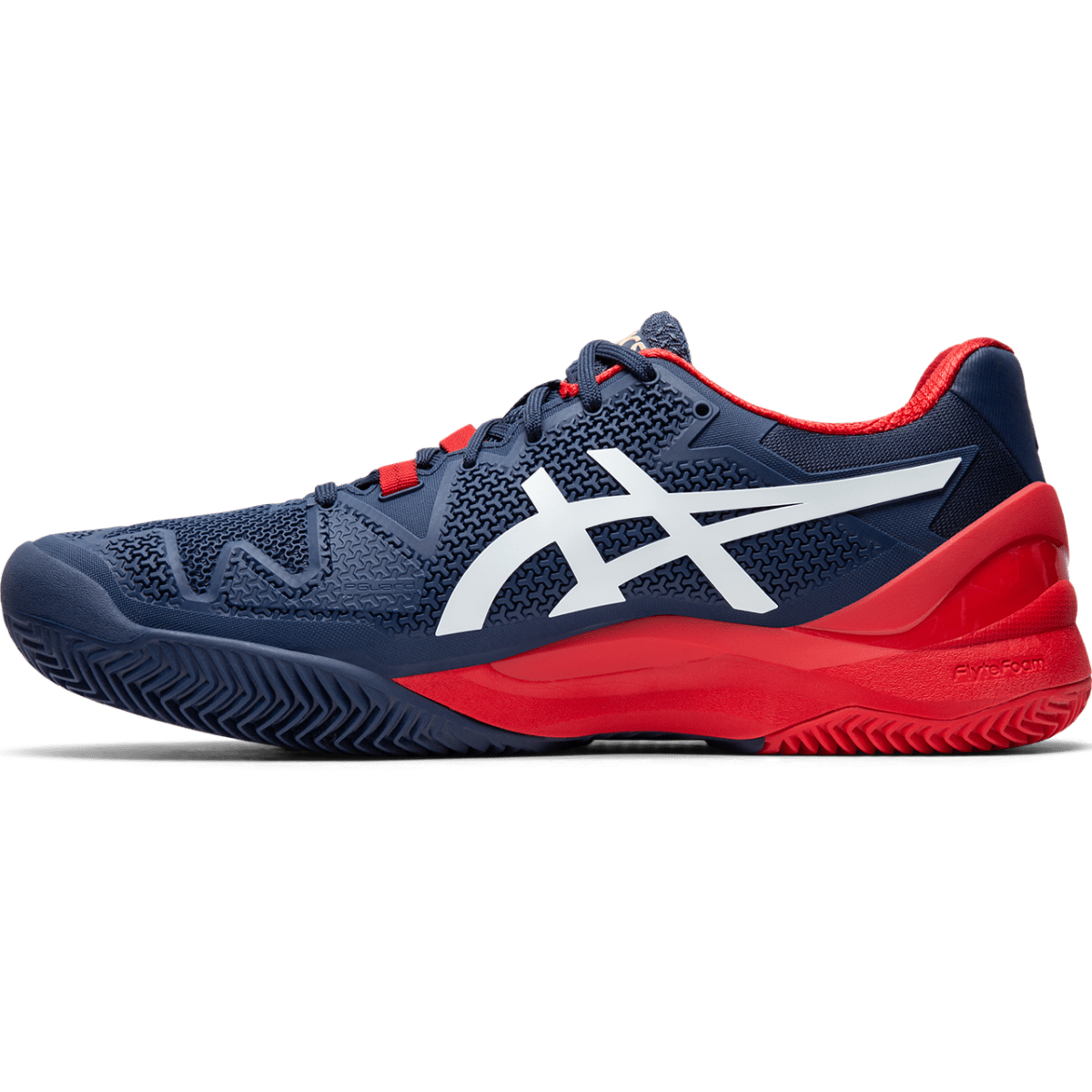 Meeste tennisejalats Asics Gel-Resolution 8 Clay M 2020 (Peacoat/White)