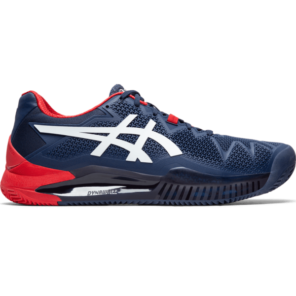 Meeste tennisejalats Asics Gel-Resolution 8 Clay M 2020 (Peacoat/White)