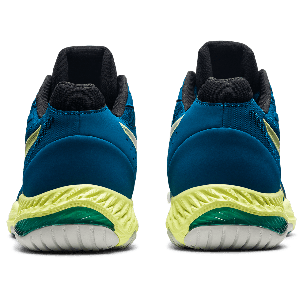 Meeste sisesaali treeningjalats Asics Netburner Ballistic FF MT 2 M 2021 (Deep Sea Teal/Glow Yellow)