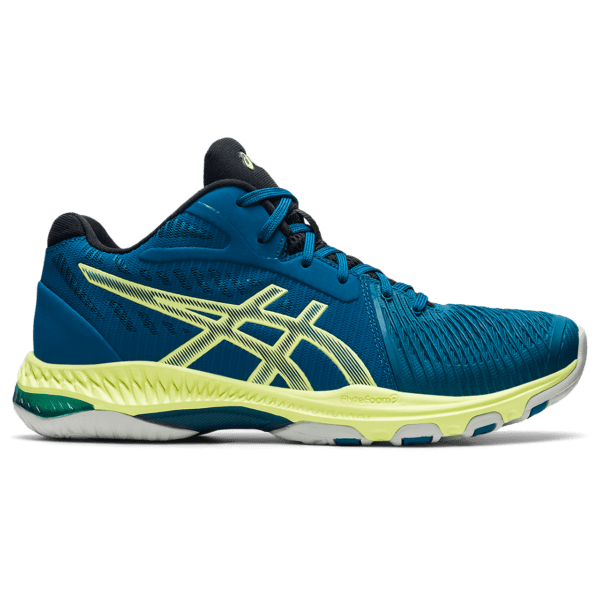 Meeste sisesaali treeningjalats Asics Netburner Ballistic FF MT 2 M 2021 (Deep Sea Teal/Glow Yellow)