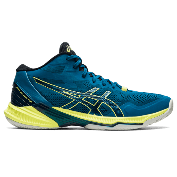 Meeste võrkpallijalats Asics Sky Elite FF MT 2 M 2021 (Deep Sea Teal/Glow Yellow)