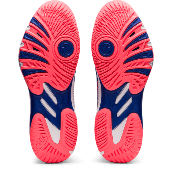 Naiste võrkpallijalats Asics Netburner Ballastic FF MT 2 W 2021 (Lapis Lazuli Blue/Blazing Coral)