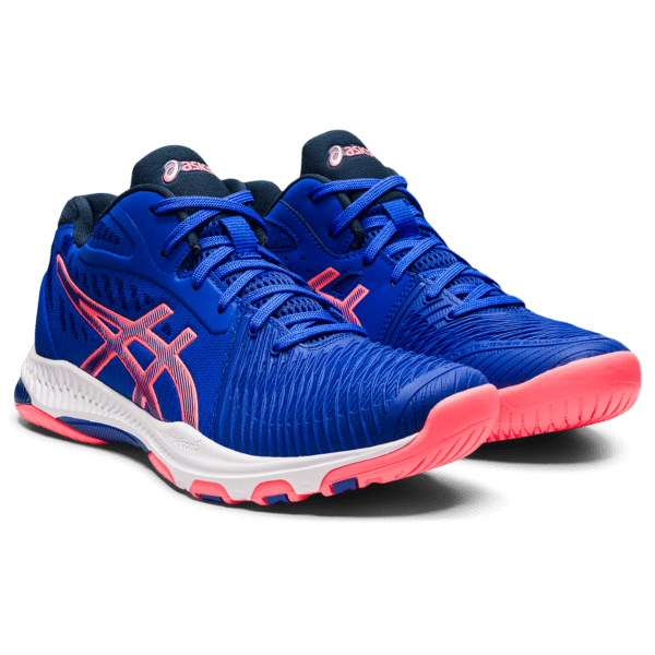 Naiste võrkpallijalats Asics Netburner Ballastic FF MT 2 W 2021 (Lapis Lazuli Blue/Blazing Coral)