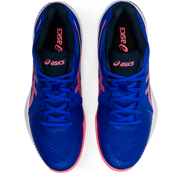Naiste võrkpallijalats Asics Netburner Ballastic FF MT 2 W 2021 (Lapis Lazuli Blue/Blazing Coral)