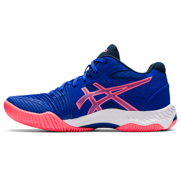 Naiste võrkpallijalats Asics Netburner Ballastic FF MT 2 W 2021 (Lapis Lazuli Blue/Blazing Coral)