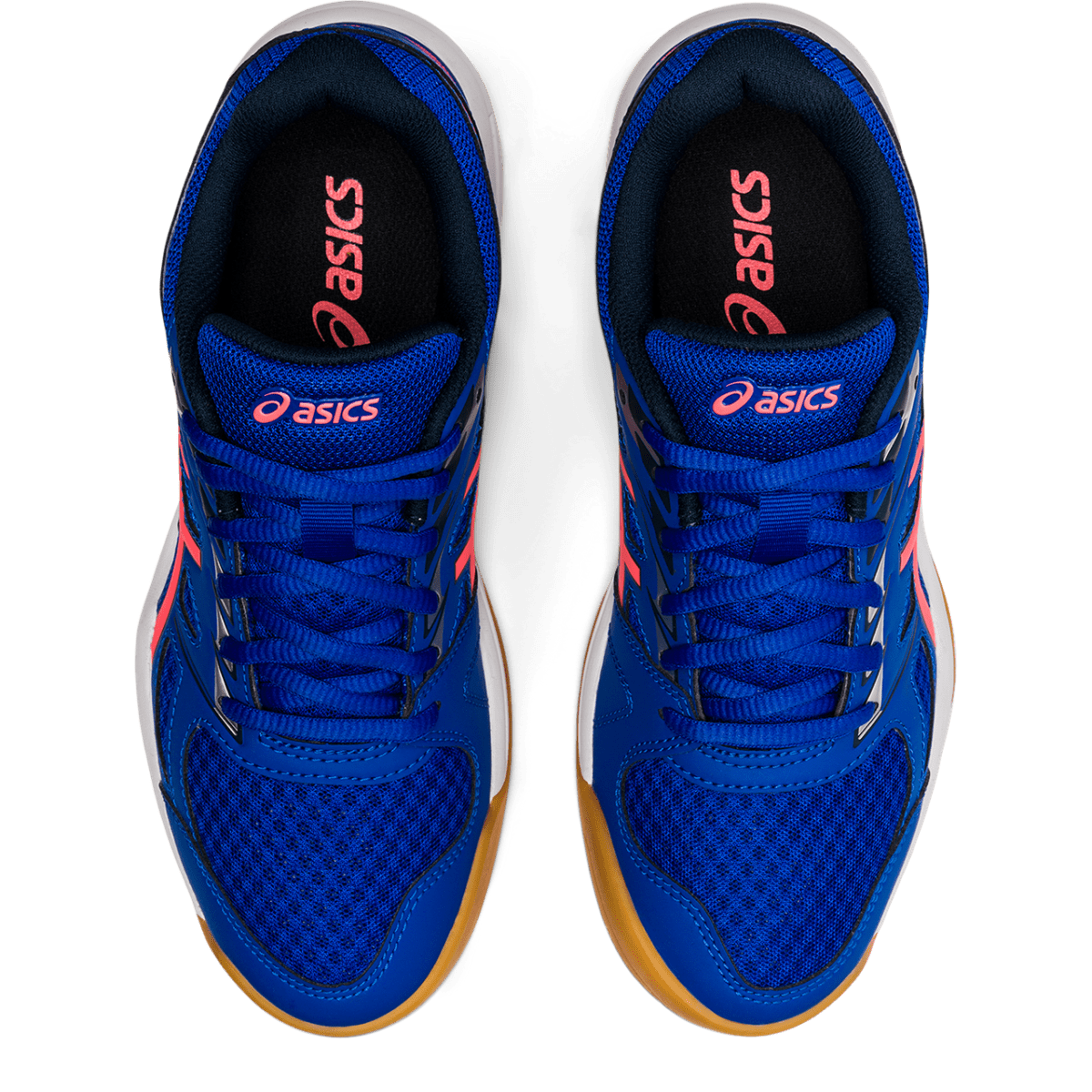 Naiste sisesaali võrkpallijalats Asics Upcourt 4 W 2021 (Lapis Lazuli Blue/Blazing Coral)