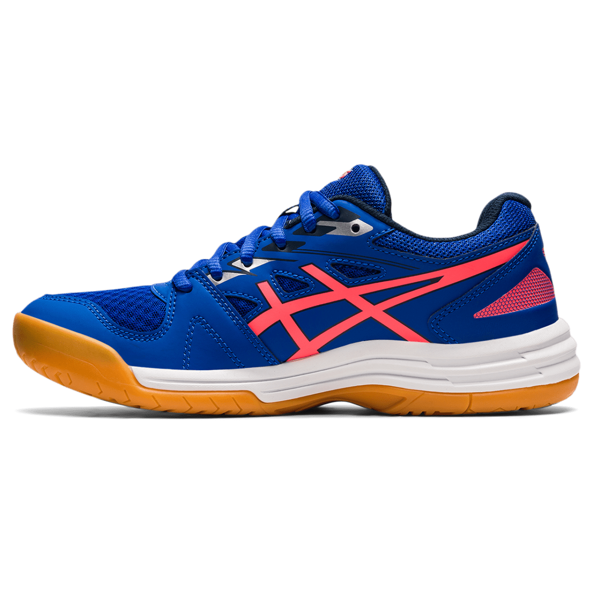 Naiste sisesaali võrkpallijalats Asics Upcourt 4 W 2021 (Lapis Lazuli Blue/Blazing Coral)