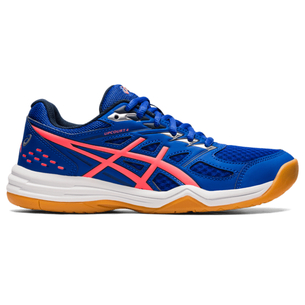 Naiste sisesaali võrkpallijalats Asics Upcourt 4 W 2021 (Lapis Lazuli Blue/Blazing Coral)
