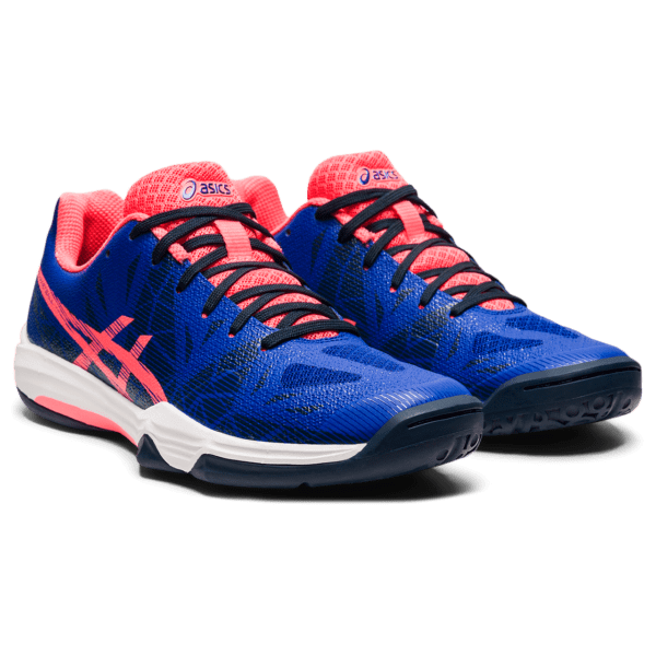 Sisesaali naiste treeningjalats Asics Gel-Fastball 3 W 2021 (Lapis Lazuli Blue/Blazing Coral)