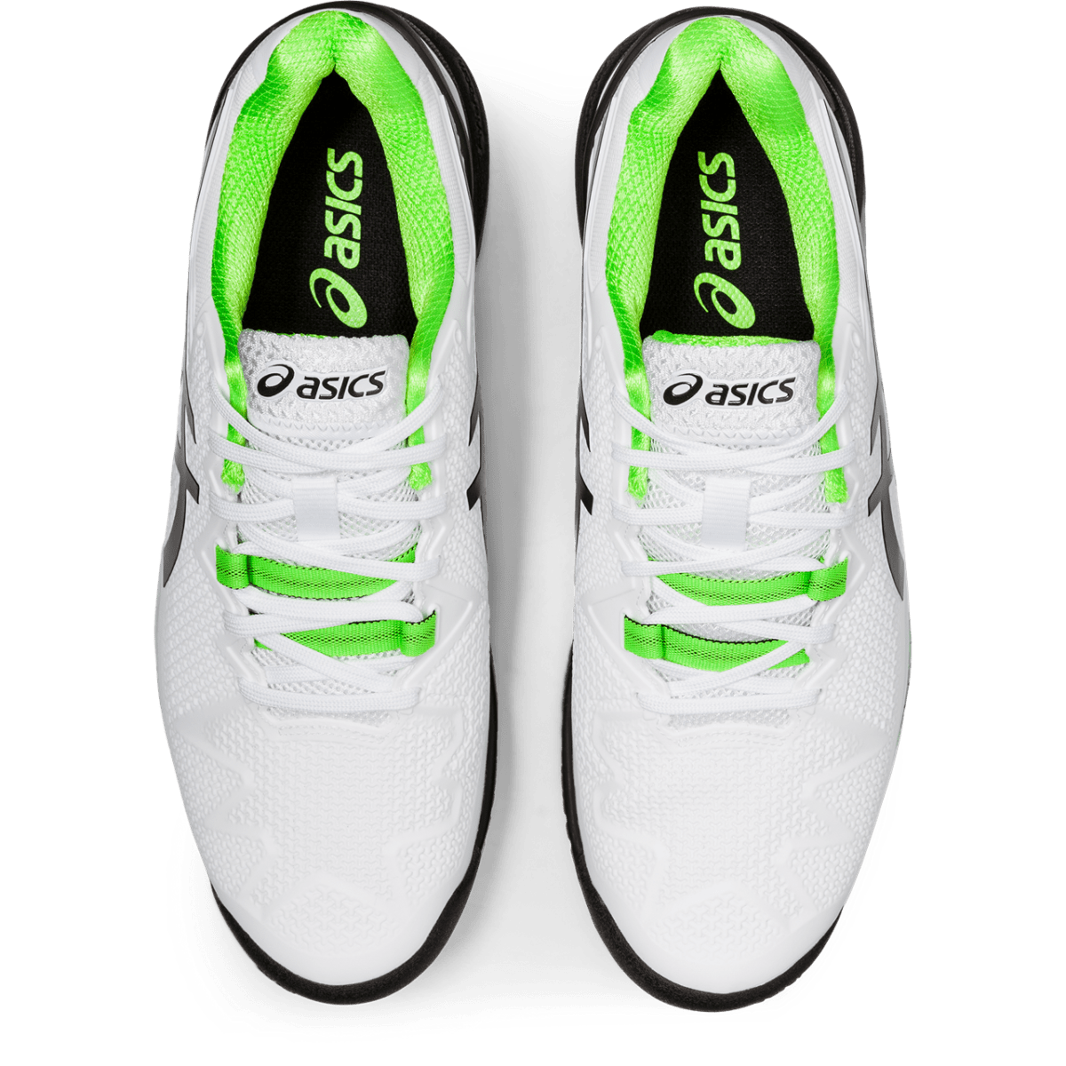 Meeste tennisejalats Asics Gel-Resolution 8 M 2021 (White/Green Gecko)
