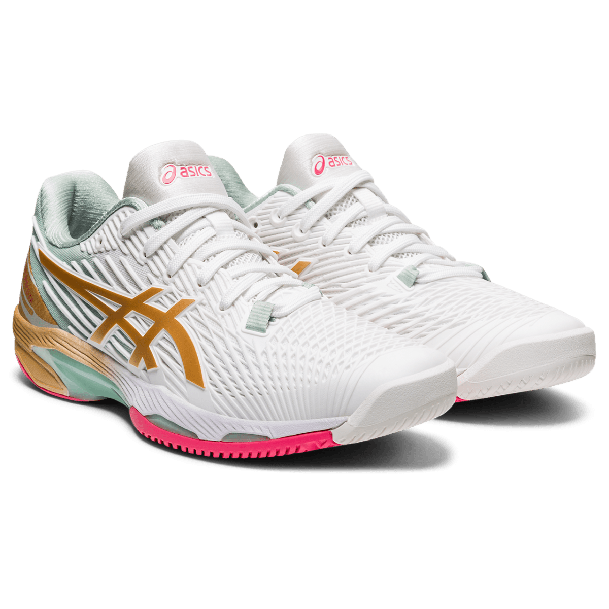 Naiste tennisejalats Asics Solution Speed FF 2 L.E. W 2020 (White/Champagne)